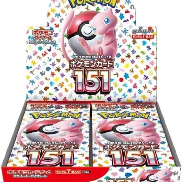 151 JAPANESE BOOSTER BOX SV2a 4 151 JAPANESE BOOSTER BOX SV2a