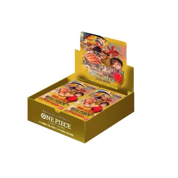 ONE PIECE TCG: KINGDOMS OF INTRIGUE OP-04 BOOSTER BOX 3 ONE PIECE TCG: KINGDOMS OF INTRIGUE OP-04 BOOSTER BOX