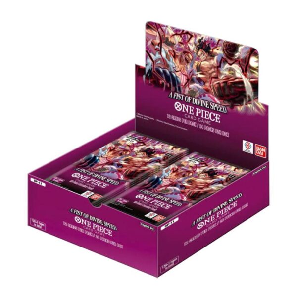 ONE PIECE OP-11 BOOSTER BOX – A FIST OF DIVINE SPEED 4 ONE PIECE OP-11 BOOSTER BOX – A FIST OF DIVINE SPEED