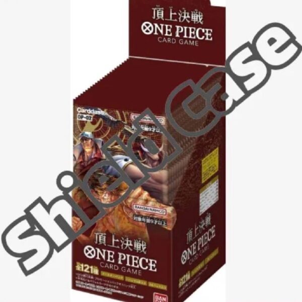 ONE PIECE TCG : PARAMOUNT WAR OP-02 OFFICIAL SEALED CASE 4 ONE PIECE TCG : PARAMOUNT WAR OP-02 OFFICIAL SEALED CASE