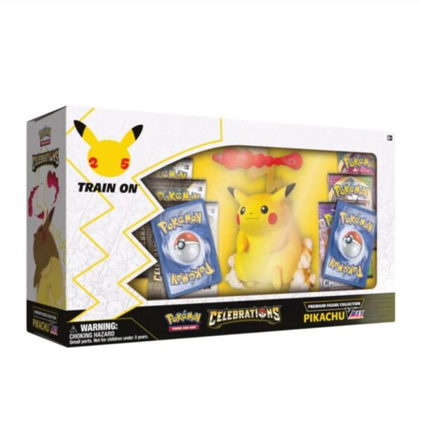 CELEBRATIONS PIKACHU VMAX PREMIUM FIGURE BOX 4 CELEBRATIONS PIKACHU VMAX PREMIUM FIGURE BOX