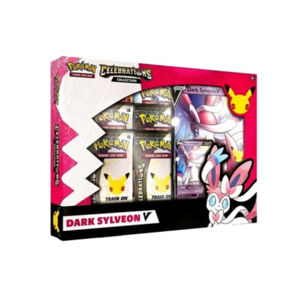 CELEBRATIONS DARK SYLVEON V COLLECTION BOX 4 CELEBRATIONS DARK SYLVEON V COLLECTION BOX