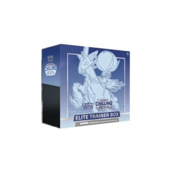 CHILLING REIGN ELITE TRAINER BOX ICE RYDER CALYREX 3 CHILLING REIGN ELITE TRAINER BOX ICE RYDER CALYREX