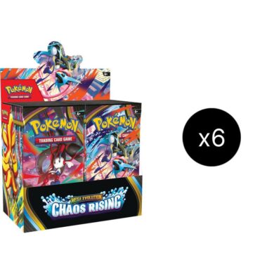 Chaos Rising Booster Box Case English Pokémon TCG sealed wholesale product
