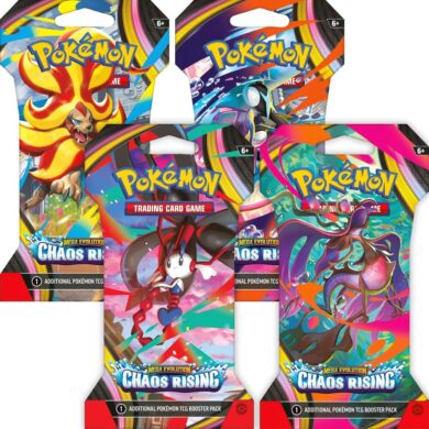 Chaos Rising Sleeved Booster Pack Art Bundle English Pokémon TCG
