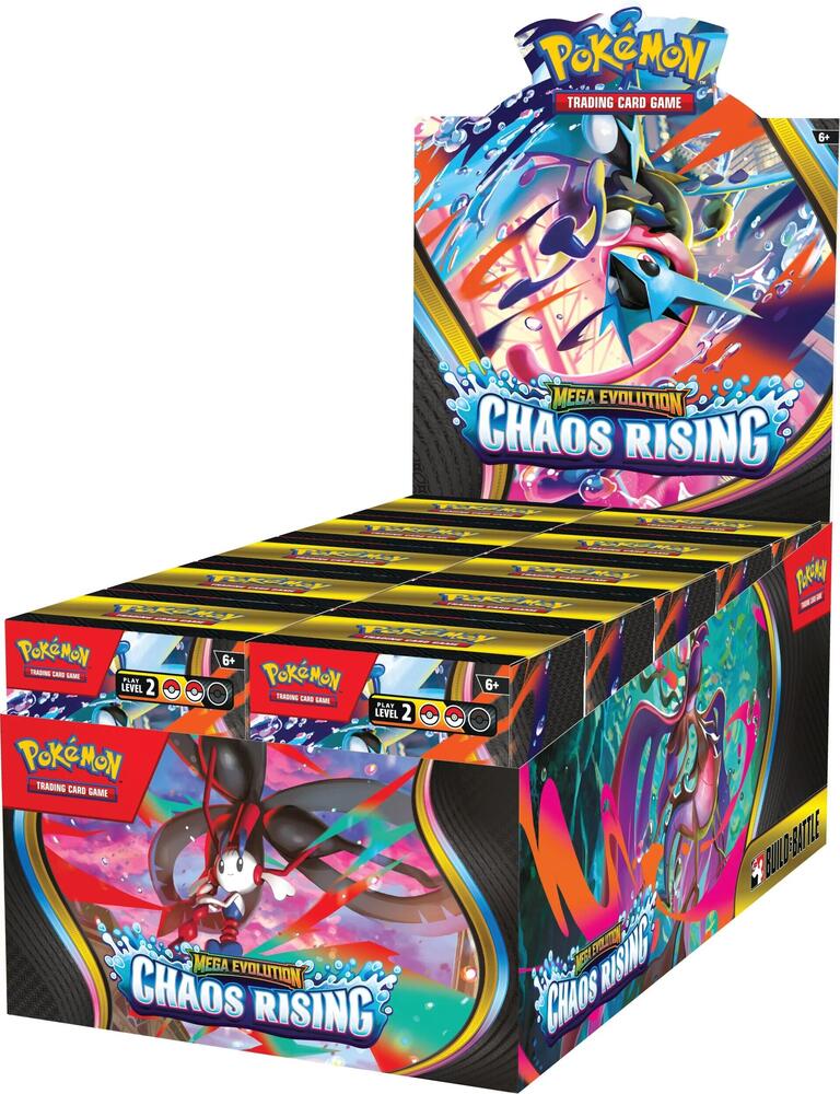 Chaos Rising Build & Battle Display - ME04: Chaos Rising (CRI) 4 Chaos Rising Build and Battle Display English Pokémon TCG sealed product