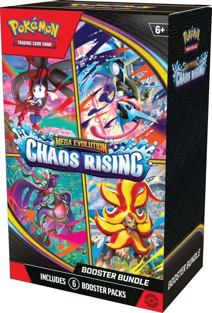Chaos Rising Booster Bundle - ME04: Chaos Rising (CRI) 4 Chaos Rising Booster Bundle Japanese Pokémon Cards Factory Sealed