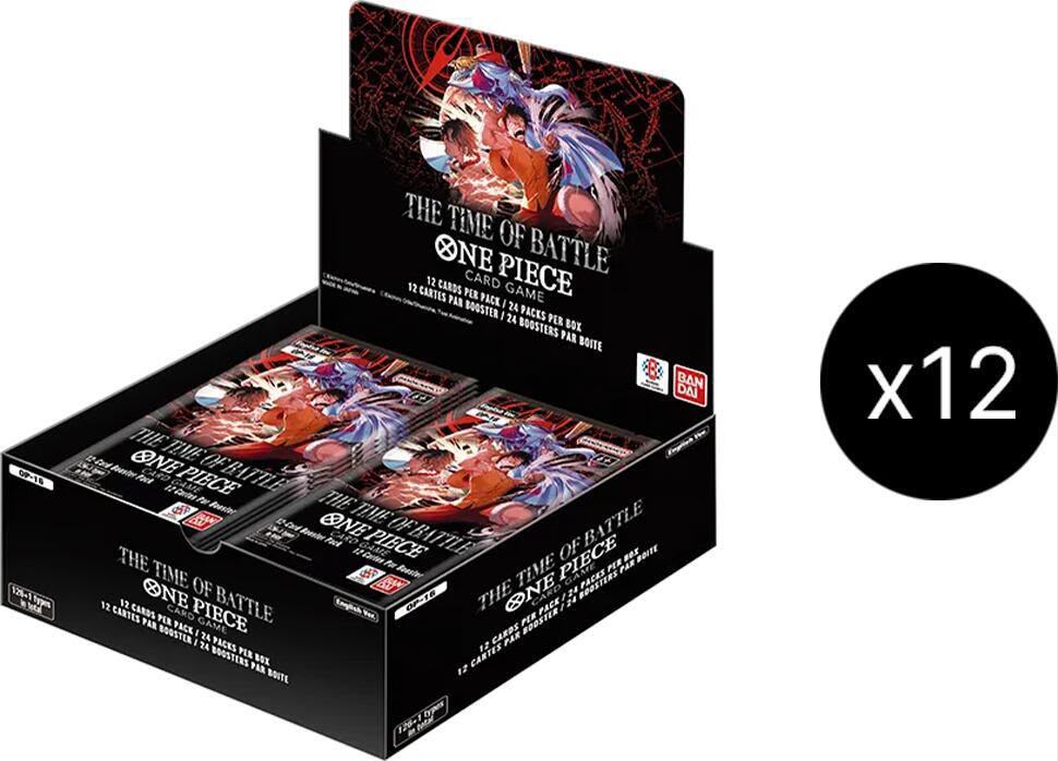 OP-16 TIME OF BATTLE BOOSTER BOX CASE 4 OP-16 The Time of Battle English Booster Box Case