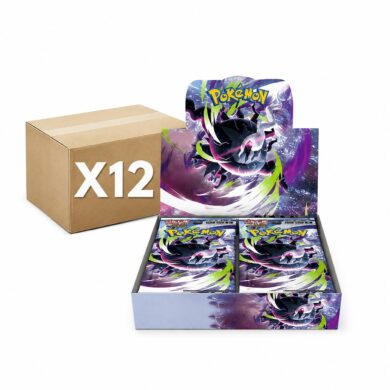 Factory-sealed Abyss Eye Booster Box Case containing 12 Japanese Pokémon TCG booster boxes