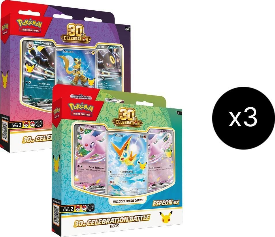 30th Celebration Battle Deck Case 4 30th Celebration Battle Deck Case