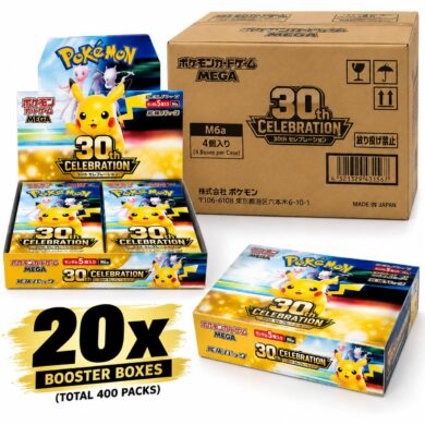 30th CELEBRATION | Japanese Pokemon Card Booster box Case